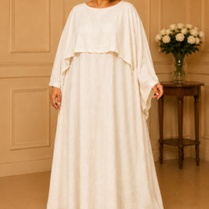Robe Longue Oversize Écrue